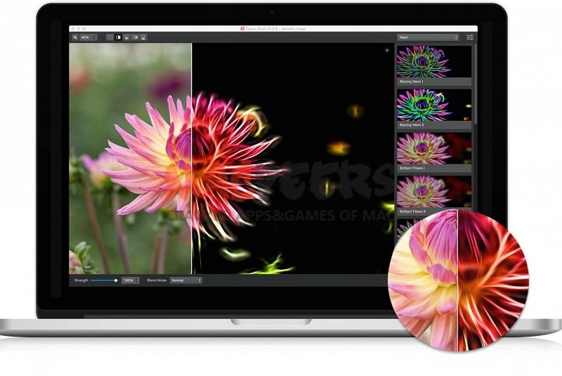 Topaz Glow 2.0.1 for Adobe Photoshop (Mac OS X) 灯光效果制作应用程序