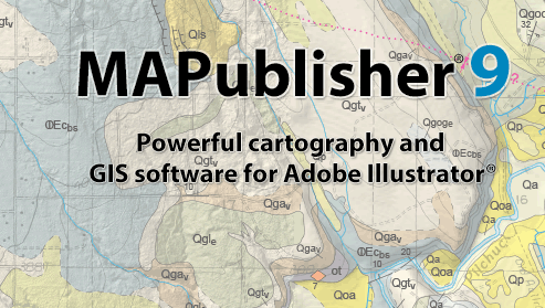 Avenza MAPublisher 9.9 for Adobe Illustrator  Mac 地理信息系统