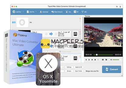 Tipard Studio Video Converter Ultimate For Mac 9.0.30 在线视频下载工具