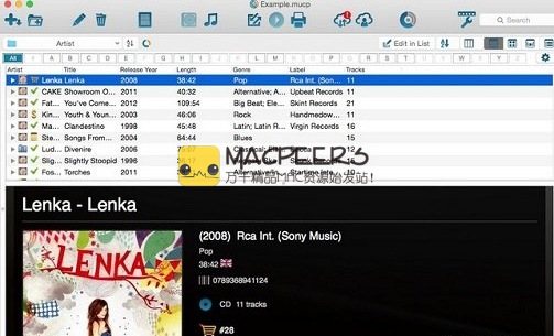 Collectorz.com Music Collector Pro 17.0.5 for Mac 音乐数据库