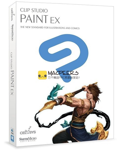 Clip Studio Paint EX for Mac_1.6.2  & Win_1.8.2 手绘工具软件