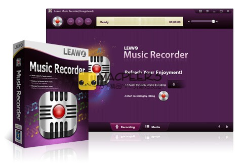 Leawo Music Recorder for Mac 1.1.6 顶级音乐录音软件