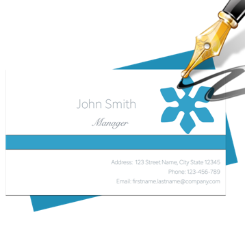 Blue Penguin Business Card Designer for Mac 2.31 设计和打印您自己的名片