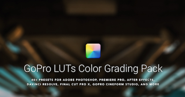 40+ GoPro LUTs Color Grading Pack  照片和视频编辑