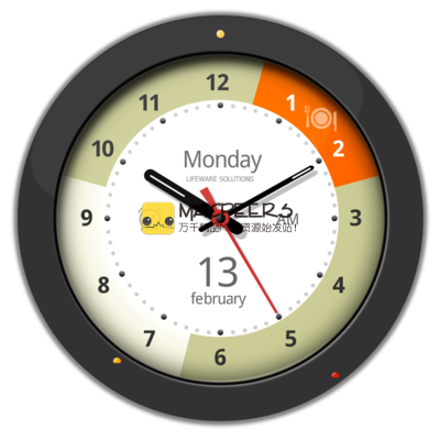 Alarm Clock Gadget Plus for Mac 1.9 闹钟小工具 自定义时钟