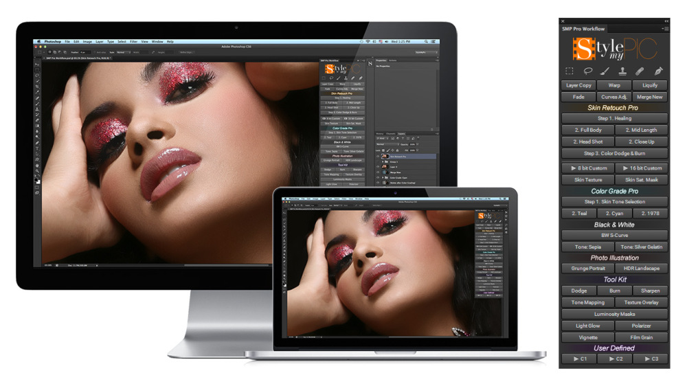 StyleMyPic Workflow Panel v2.0 for Photoshop Mac