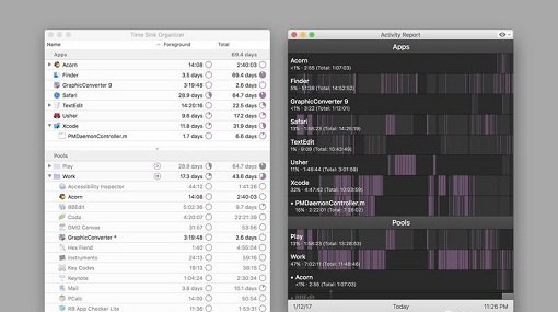 Many Tricks Time Sink 2.0 for Mac  跟踪Mac活动