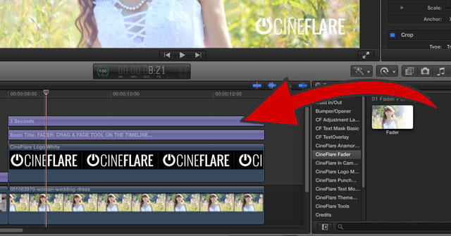 CineFlare - FADER for Final Cut Pro X (Mac OS X)