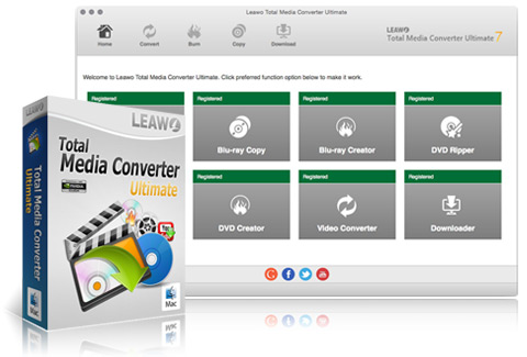 Leawo Prof Media for Mac 8.1.1 最佳的媒体转换器