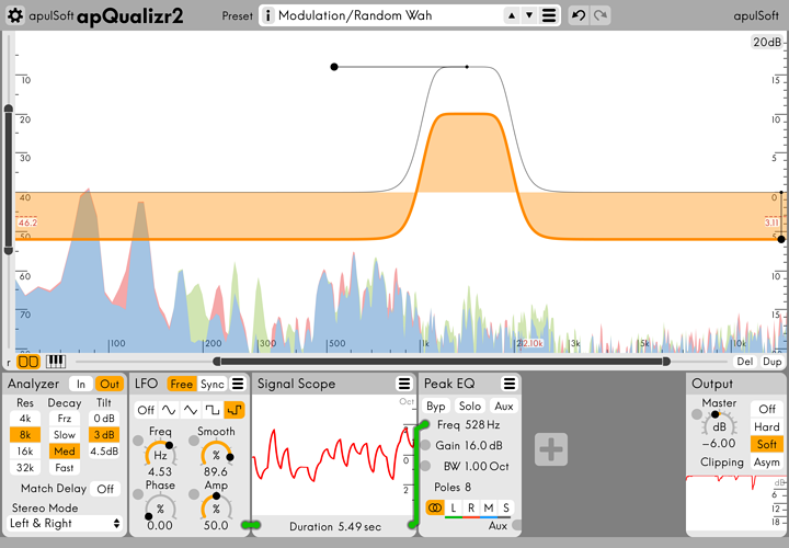 apulSoft apQualizr for Mac 2.2.1 音频插件