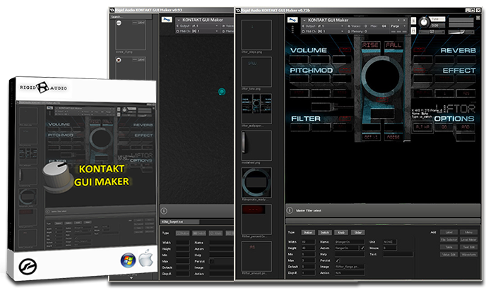 Rigid Audio KONTAKT GUI Maker v1.1.0 rev2 WiN OSX