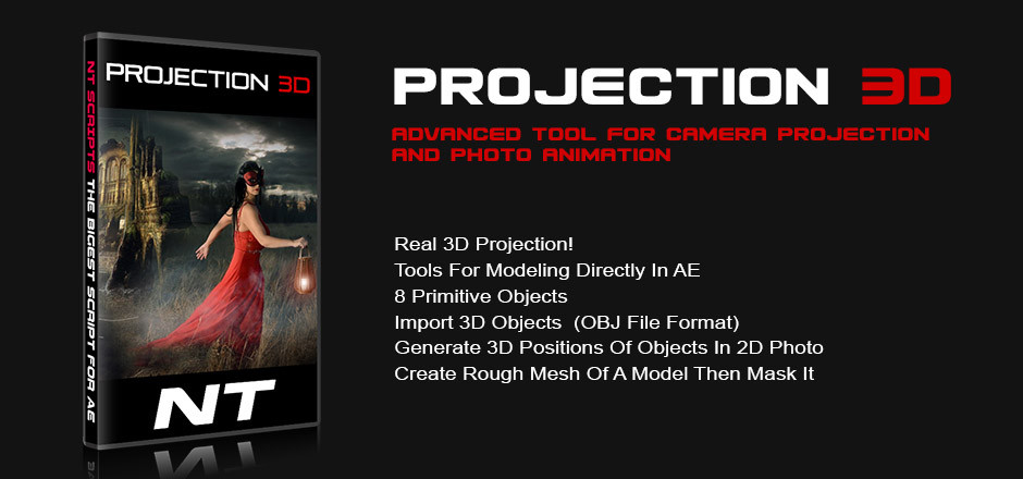 Projection 3D v3.0.2 for After Effects MacOS