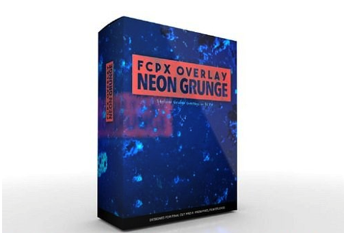 Pixel Film Studios - FCPX Overlay Neon Grunge for Final Cut Pro X (macOS)