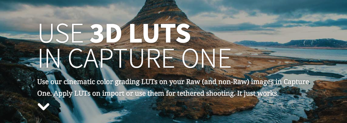 Lutify.me 3D LUTs for Capture One Pro MacOS