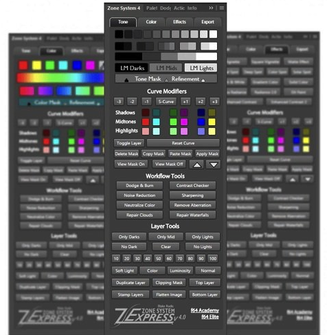 F.64 Elite - Zone System Photoshop Panel v4.0 macOS