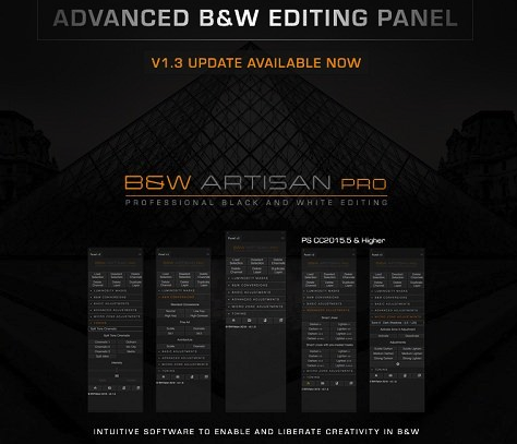 BW Artisan Pro v1.3 Panel for Adobe Photoshop CC 2015-2019 macOS