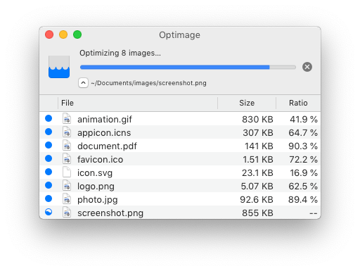 Optimage 2.3.2 macOS  图像优化工具
