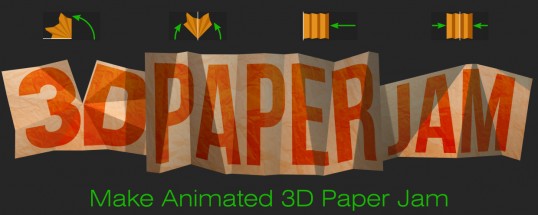 3D Paper Jam v1.2 for After Effects MacOS