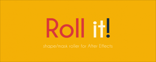 Aescripts Roll it 1.2 for After Effects MacOS