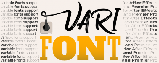 VariFont v1.1.1 for After Effects