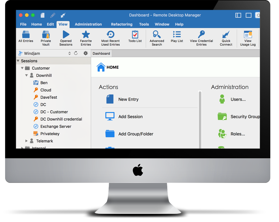 Remote Desktop Manager Enterprise 2021.2.4.0 macOS