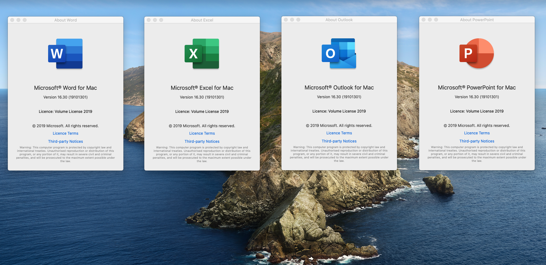 Microsoft Office 2019 for Mac v16.51 macOS