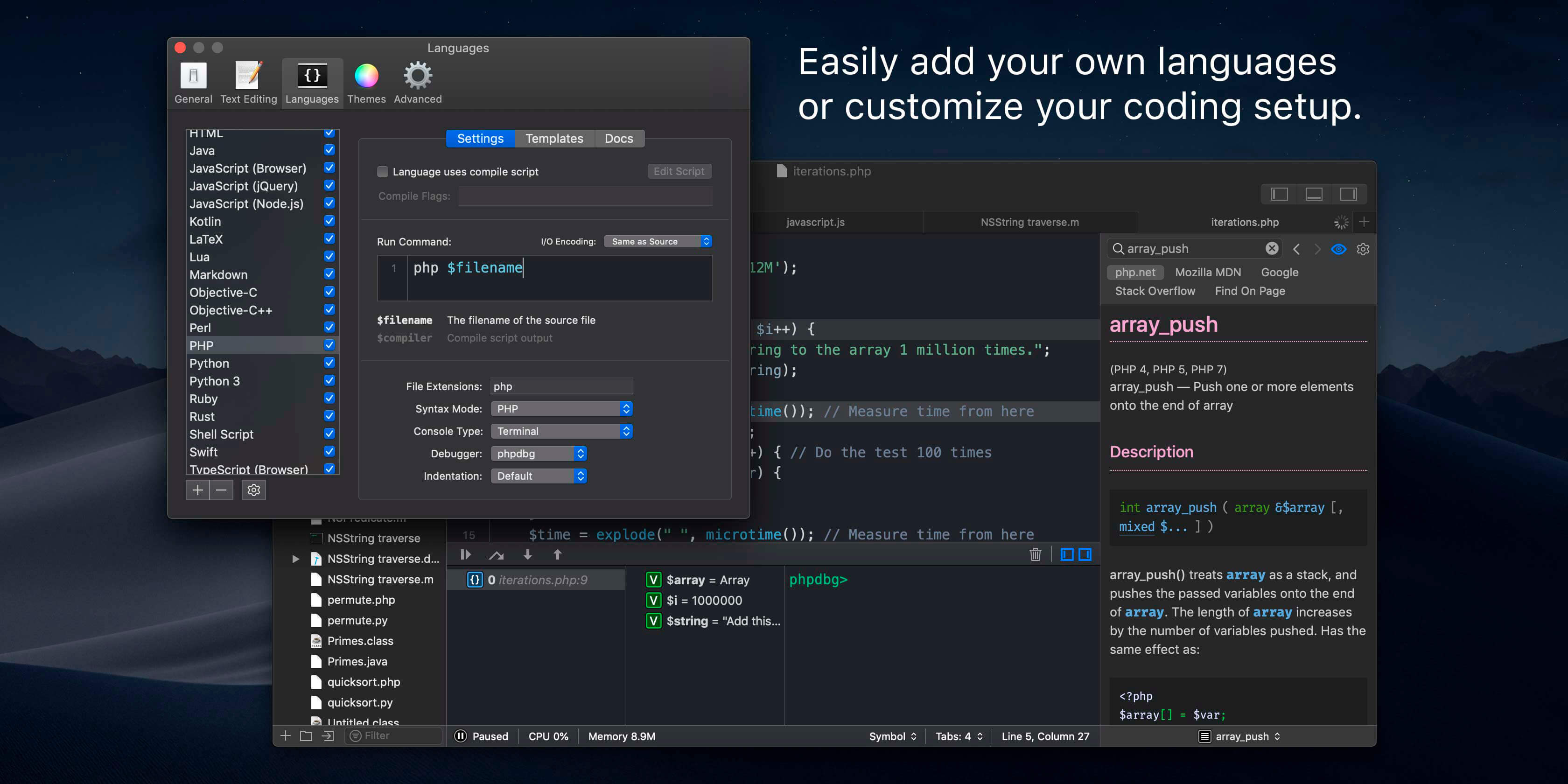 CodeRunner 4.5 macOS 代码执行 轻量级全语言IDE体验 断点调试+智能补全双引擎 | MACPEERS - Mac ...